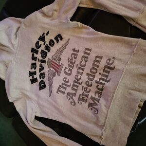 Harley Davidson Rare American Freedom Machine Hoodie S